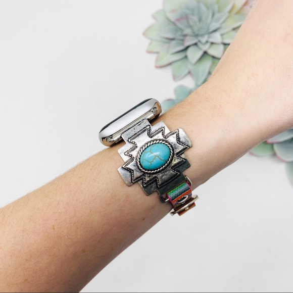 Western Aztec Apple Watch Band - Serape - Picture 4 of 6